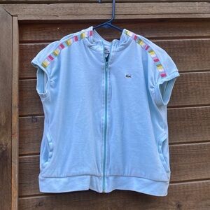 Lacoste sleeveless warmup jacket/vest